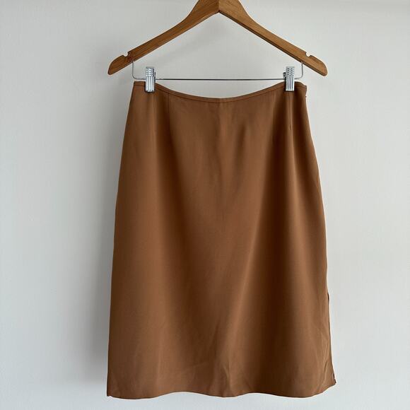 Valentino Miss V Pencil Skirt 28'' Minimalist Old Money Quiet Luxury Made Italy - Picture 3 of 8